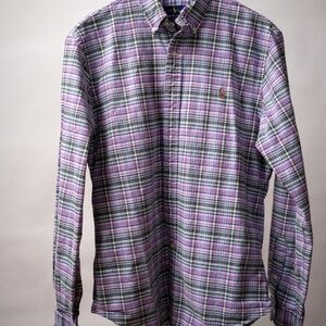 VINTAGE 2000s Polo Ralph Lauren Oxford | Retro Shirt | Mens Medium